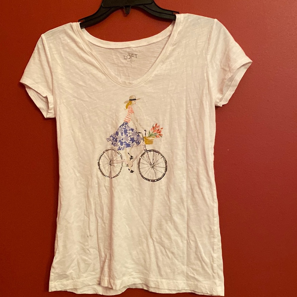White V Neck Spring Shirt